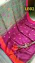 Fancy Linen Saree thumb 4
