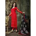 designer-red-semi-stitched-georgettet-suit