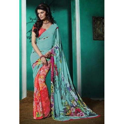 Gorgeous Georgette Printed Saree by Universal Apparels Company