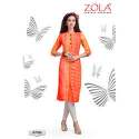 Orange designer Kurti 