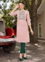 DN 32113 Cotton Straight Kurti by Karishma Vol 2  thumb 4