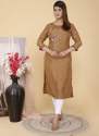 Shalvi Stylishta Khatli Work Kurti by AN Bazaar thumb 1