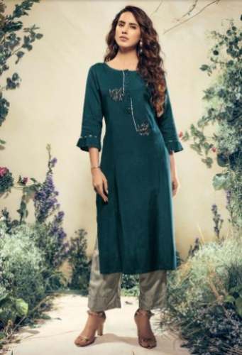 Fancy Kurti with Palazzo Set 