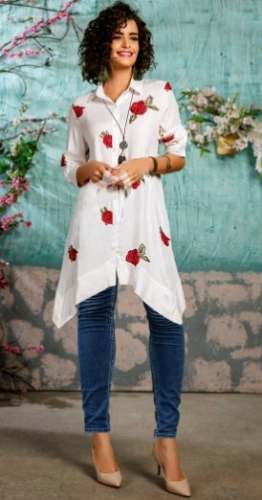 Party wear Short Kurti by Fashion Fiza