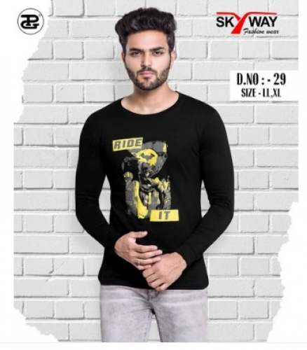 Full Sleeve Mens T shirt Skyway  by Priya Garments
