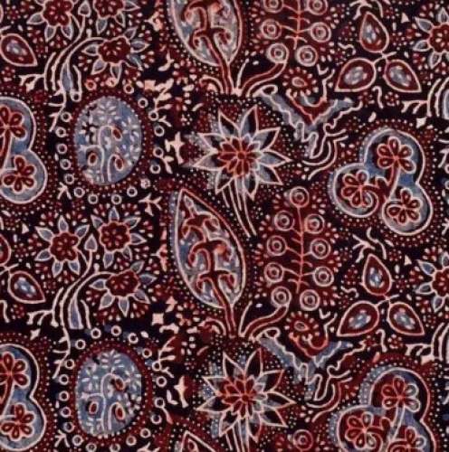 Ajrakh Printed Fabric  by Kaamil Textile