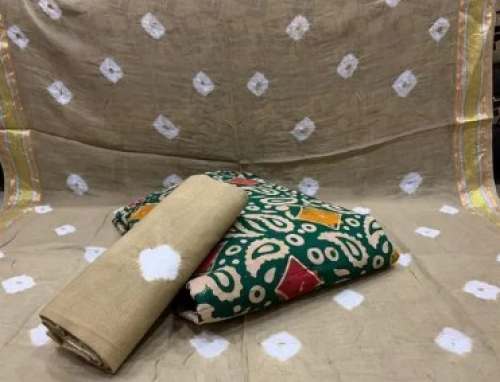 Fancy Cotton Batik Dress Material 
