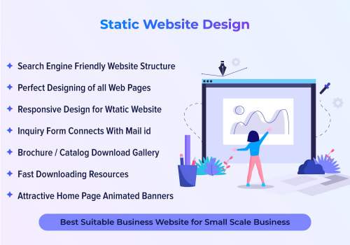Static website designing 