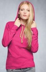 Ladies Hooded T-Shirts