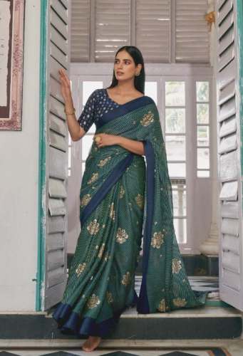 Kashvi Dori Satin Saree At Wholesale by kashvi creation