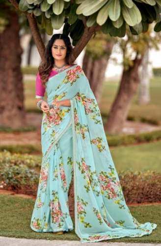 New Collection Radhika Vol 2 Chiffon Saree by kashvi creation