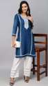 Casual Wear V neack Cotton Designer Kurtis  thumb 4