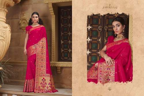 Wedding Wear Silk Saree by BUNAI VOL 2 Joh Rivaaj by SHREE MEENA CREATION PVT LTD