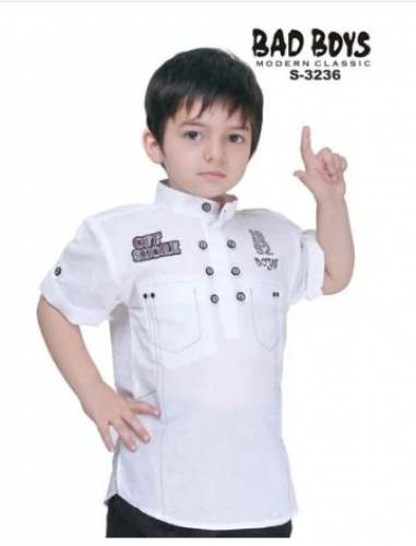 Chinese Collar Shirts for Kids Boy