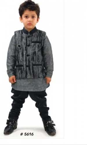 Full Sleeves Kids Kurta