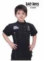 Kids Black Shirts Half sleeves