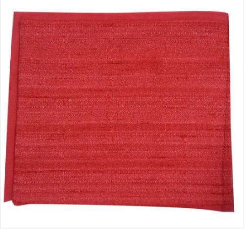 Red Khadi Silk Fabric