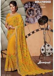 Chiffon Saree With Lace Border