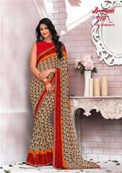 Fancy Georgette Saree with Lace