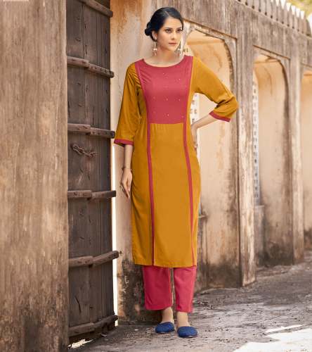 Zaima Straight Cut Kurti by Laxmipati