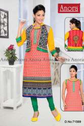 fancy work koti style kurti