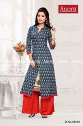 Printed Palazo Kurti