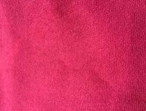 Red Spun Terry Fabric