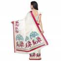 Get White Printed Saree By Riti Riwaz thumb 2