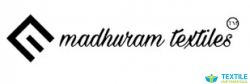 Madhuram textile market logo icon