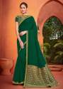 elegant-green-color-silk-party-wear-saree