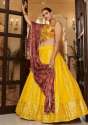 Gunj Fashion Presents Haldi Special Yellow Lehenga thumb 1