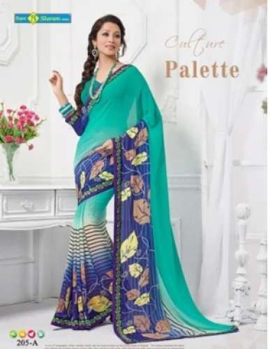 Printed Georgette Saree in Surat by Bapa Sitaram Prints