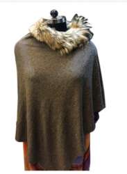 Stylish Women Plain Poncho