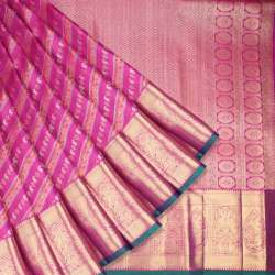 Pink Handloom Kanjivaram Silk Saree 