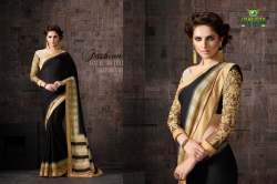 Printed Saree With Embroidered Blouse