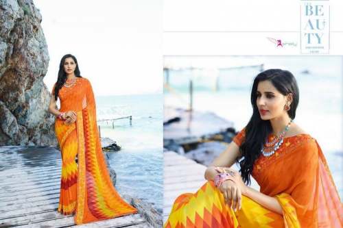 Stylist Printed Saree - Soch 6 by Sanskar Tex Print