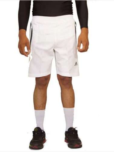 White color Designer Sports Half Pant  by AEROTECH WEARS Pvt LTD