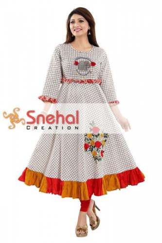 Designer Party Wear Kurtis by Snehal Creation