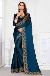 Fancy Gajra Catalog Jacquard Saree By Ronisa