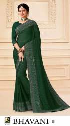 Ranjna Saree presents Bhavni siroski diamond saree 