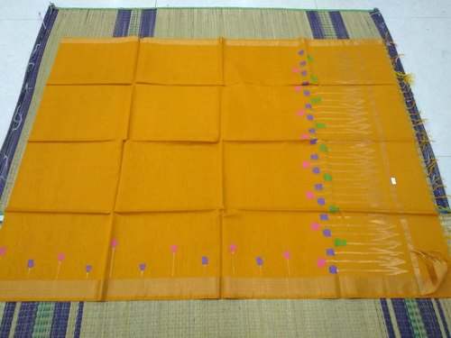 New Arrival Fancy Silk Cotton Saree For Ladies