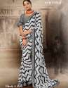 black-and-red-zig-zag-printed-saree
