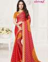 Party wear Bhavya Brasso Saree Collection thumb 4