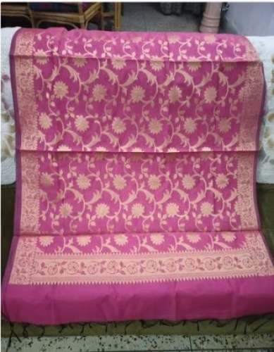 Jacquard Art Silk Black Printed Dupatta