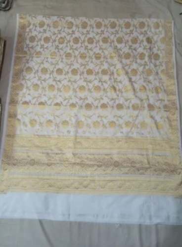 White Dyeable Banarasi Dupatta At Wholesale Rate by BANARAS EXPORTS HOUSE