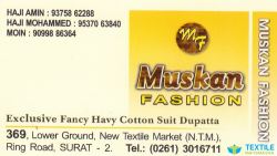 Muskan Fashion logo icon