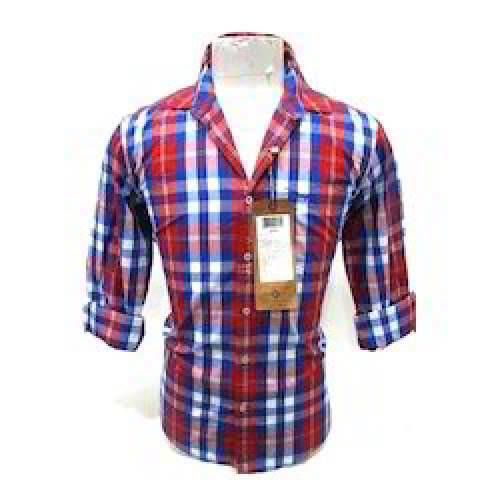 Checked Mens Cotton Shirt