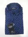 Printed blue Mens Shirt