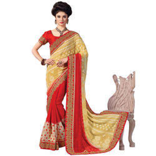 Designer Chiffon Sarees With Border