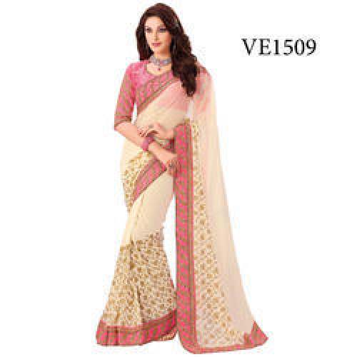 Georgette Border Sarees